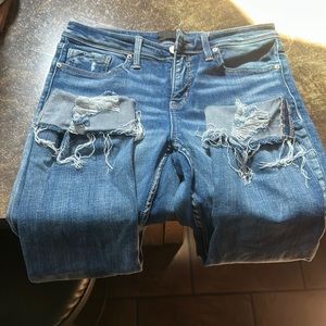 Buckle Black crop pants